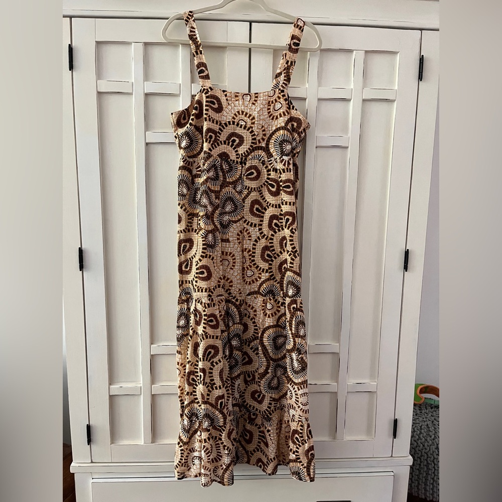 Marie Oliver Petra Mosaic Print Midi Dress nwot Size M